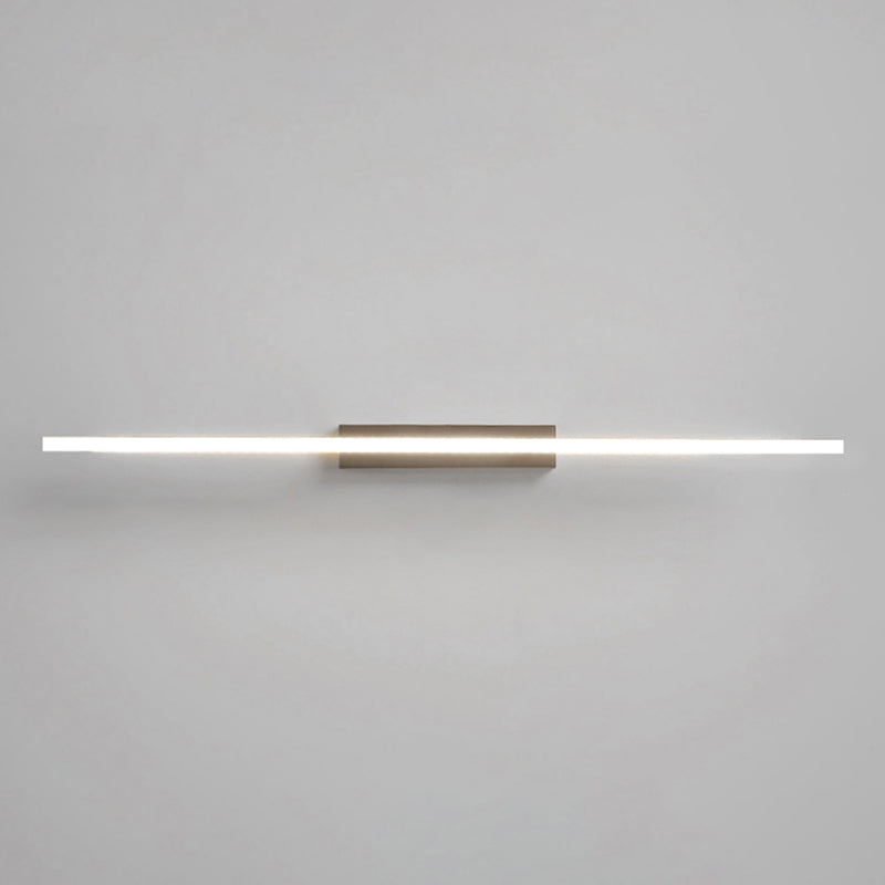 Black LED Linear Wall Sconce in Modern Luxury Style Aluminium Wall Lamp with Acrylic Shade