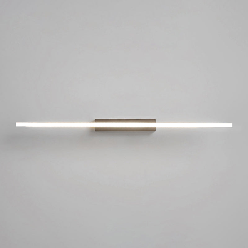 Black LED Linear Wall Sconce in Modern Luxury Style Aluminium Wall Lamp with Acrylic Shade