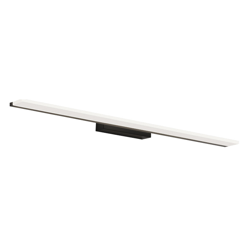 Black LED Linear Wall Sconce in Modern Luxury Style Aluminium Wall Lamp with Acrylic Shade