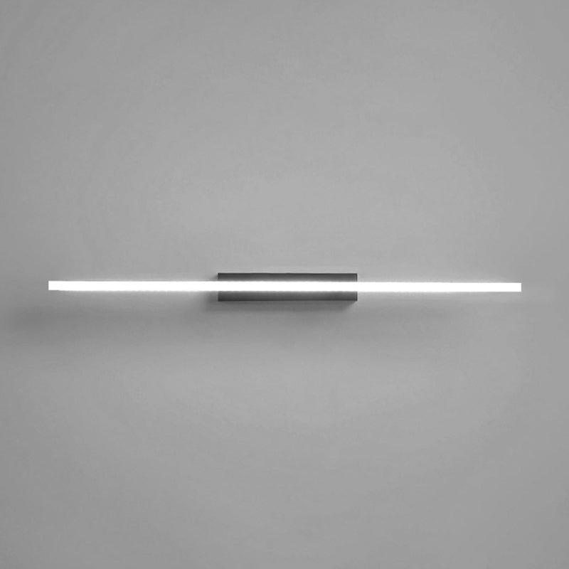 Black LED Linear Wall Sconce in Modern Luxury Style Aluminium Wall Lamp with Acrylic Shade
