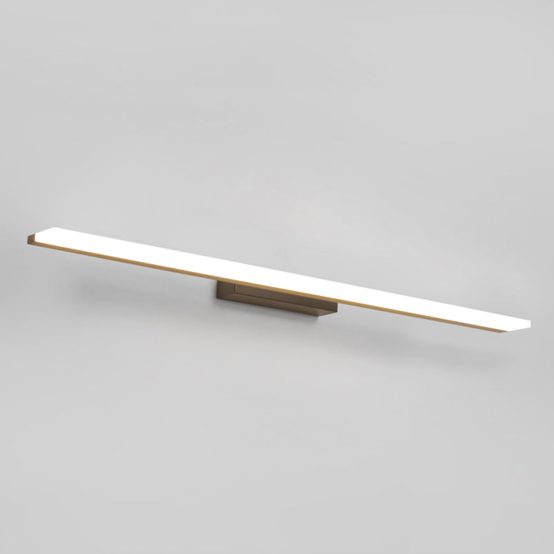 Black LED Linear Wall Sconce in Modern Luxury Style Aluminium Wall Lamp with Acrylic Shade