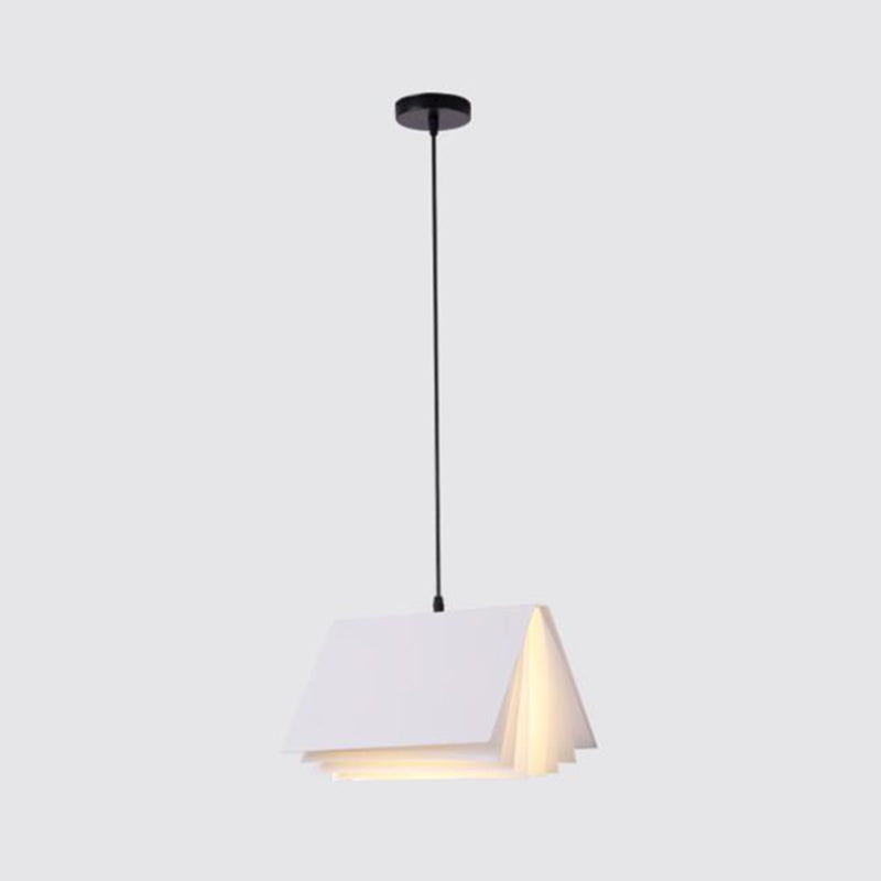 Libro moderno di semplicità a sospensione Lampada a sospensione in metallo a sospensione per il ristorante