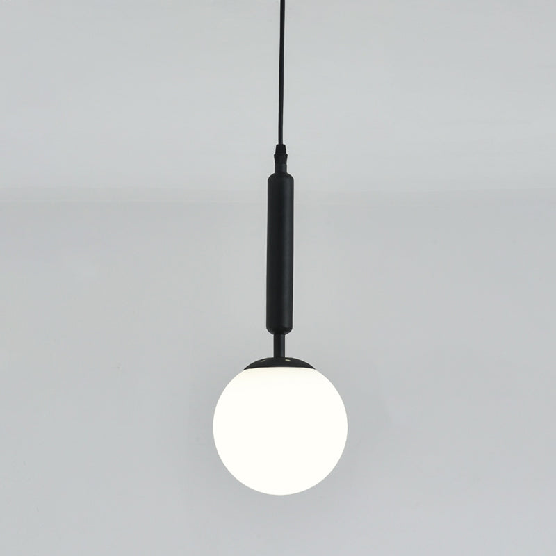 Sphärische Restaurant Anhänger Beleuchtung Glas 1 Licht moderner Stilhängeleuchte