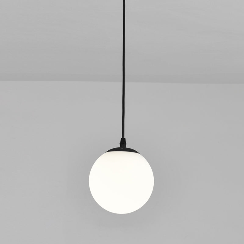 Sphärische Restaurant Anhänger Beleuchtung Glas 1 Licht moderner Stilhängeleuchte