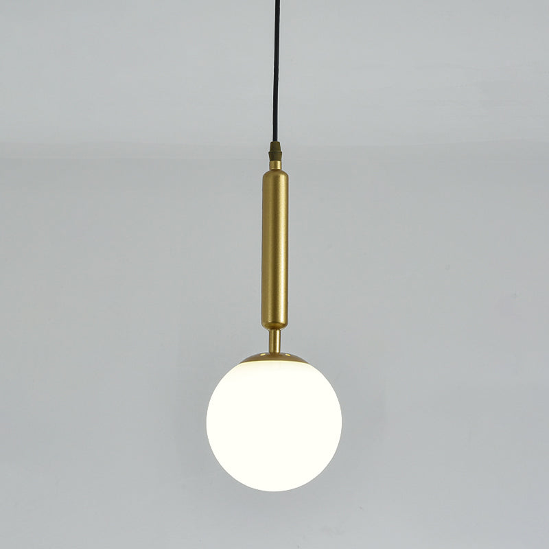Sphärische Restaurant Anhänger Beleuchtung Glas 1 Licht moderner Stilhängeleuchte