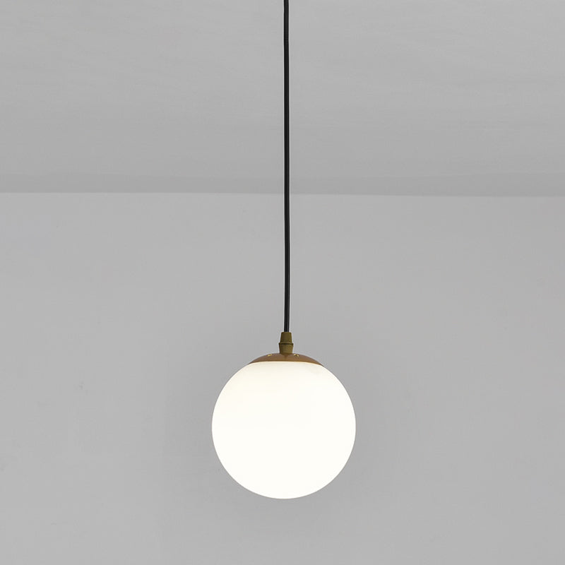 Sphärische Restaurant Anhänger Beleuchtung Glas 1 Licht moderner Stilhängeleuchte