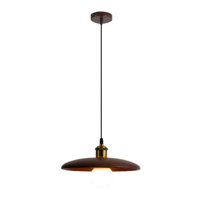 Minimalistischer Stil Anhänger Beleuchtungsbehandlung Kreis Anhänger Lichtkit mit Holzschatten