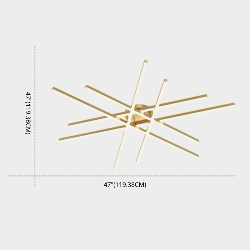 Nuovo moderno moderno moderno a filo a piombo Luce montata a soffitto per soggiorno per soggiorno