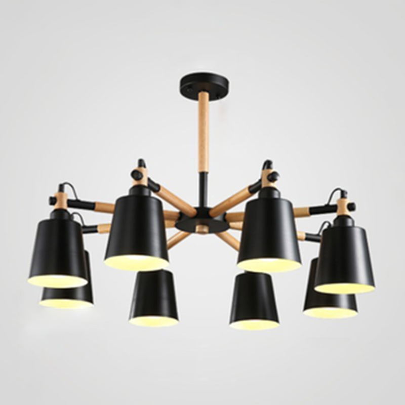 Sputnik Ceiling Hung Fixture Nordic-Style Metal Living Room Chandelier Lighting Fixture