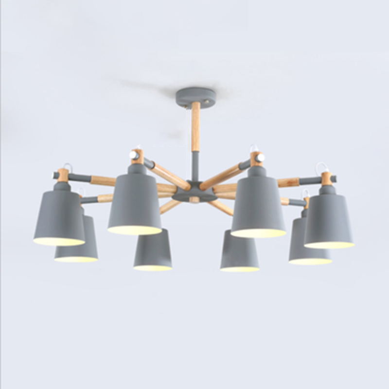 Sputnik Ceiling Hung Fixture Nordic-Style Metal Living Room Chandelier Lighting Fixture