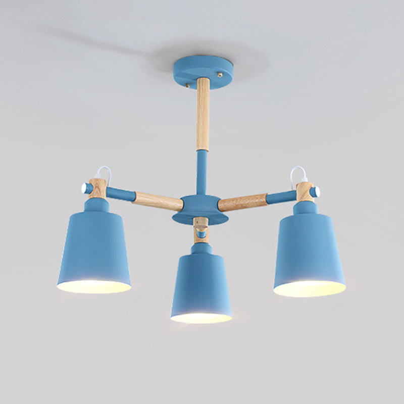 Sputnik Ceiling Hung Fixture Nordic-Style Metal Living Room Chandelier Lighting Fixture