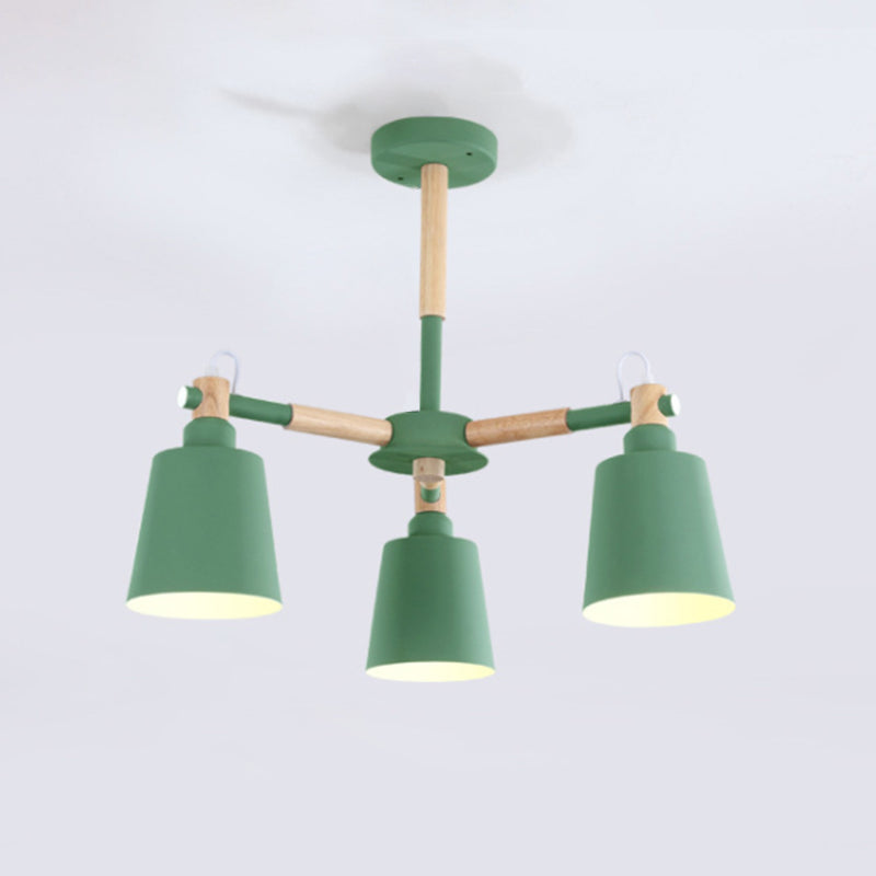 Sputnik Ceiling Hung Fixture Nordic-Style Metal Living Room Chandelier Lighting Fixture