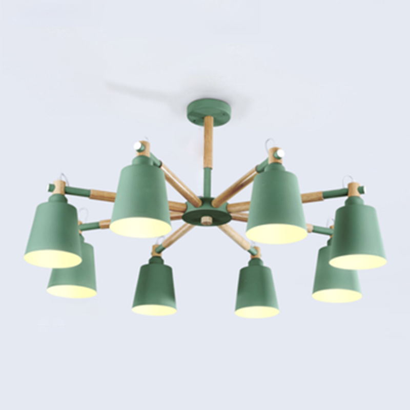 Sputnik Ceiling Hung Fixture Nordic-Style Metal Living Room Chandelier Lighting Fixture