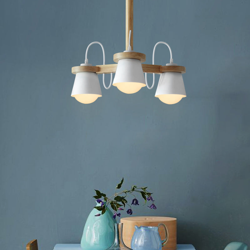 Modern Ceiling Pendant Wood Light Indoor Bedroom Shop Hotel Foyer Light