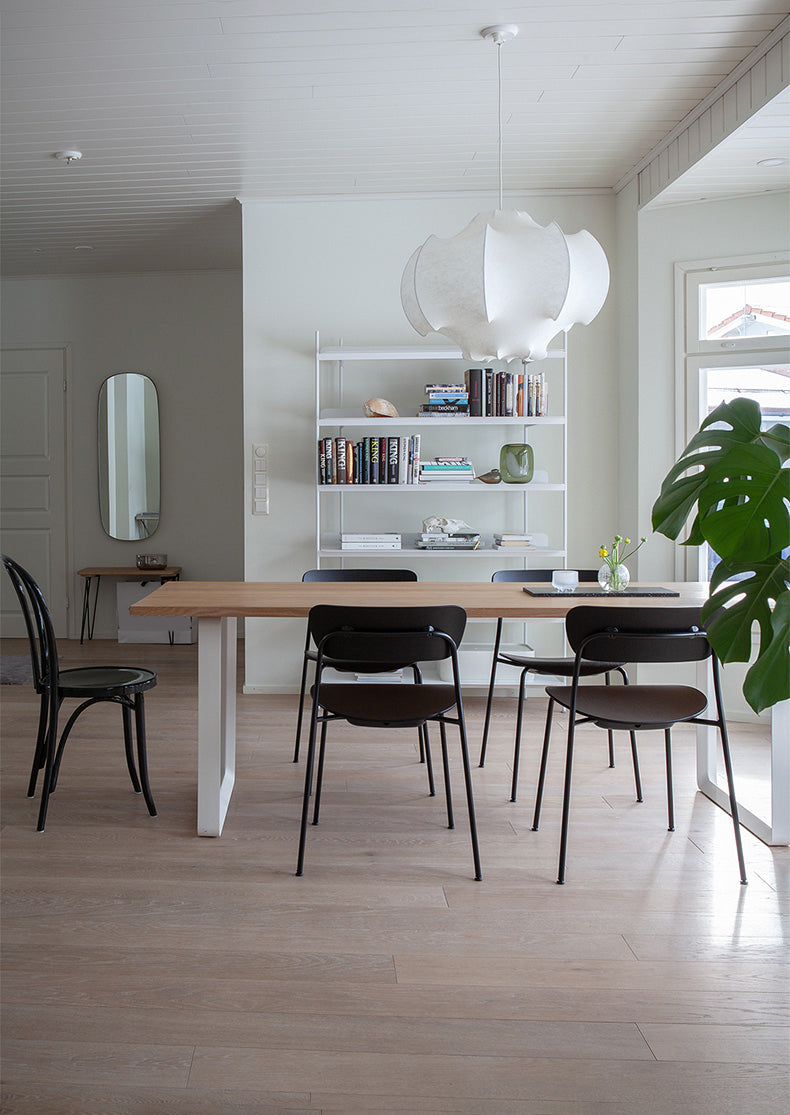 Lantaarnstof Suspensie Hanglamp Lichte Noordse stijl Witte hanglamp Lamp