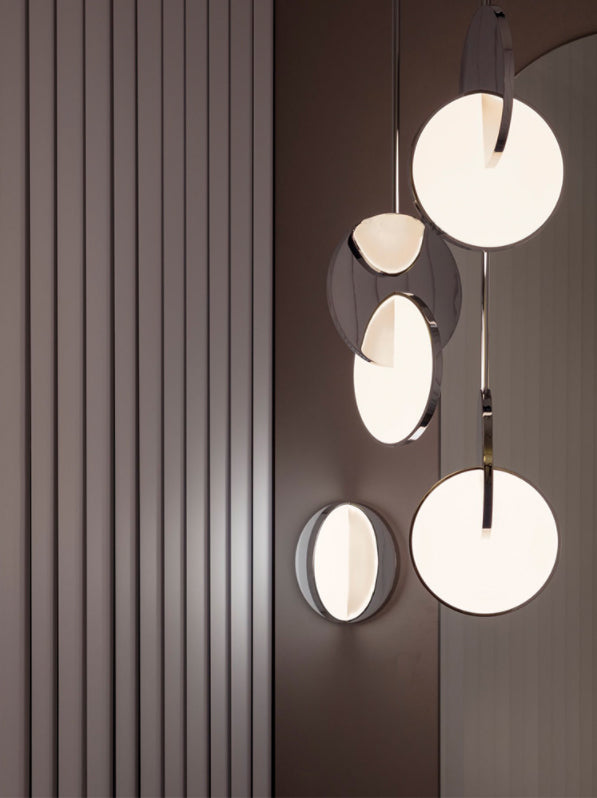 1-Light LED Thin Contemporary Hanging Lamp Kit Metal Pendant Light for Dining Room