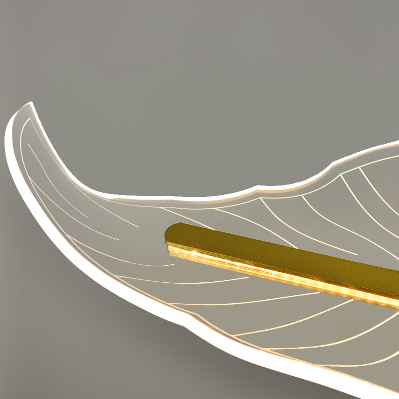 Aluminum Contemporary Style Hanging Lights Gold Linear Island Lighting Fixture for Dining Room