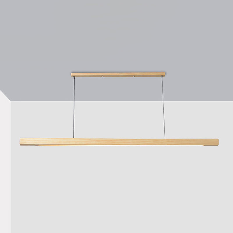 LAMPE DE PLADIER MINIMALISME DE BOIS ALIMENTATION PRENDANT LED LIGHT pour la salle à manger