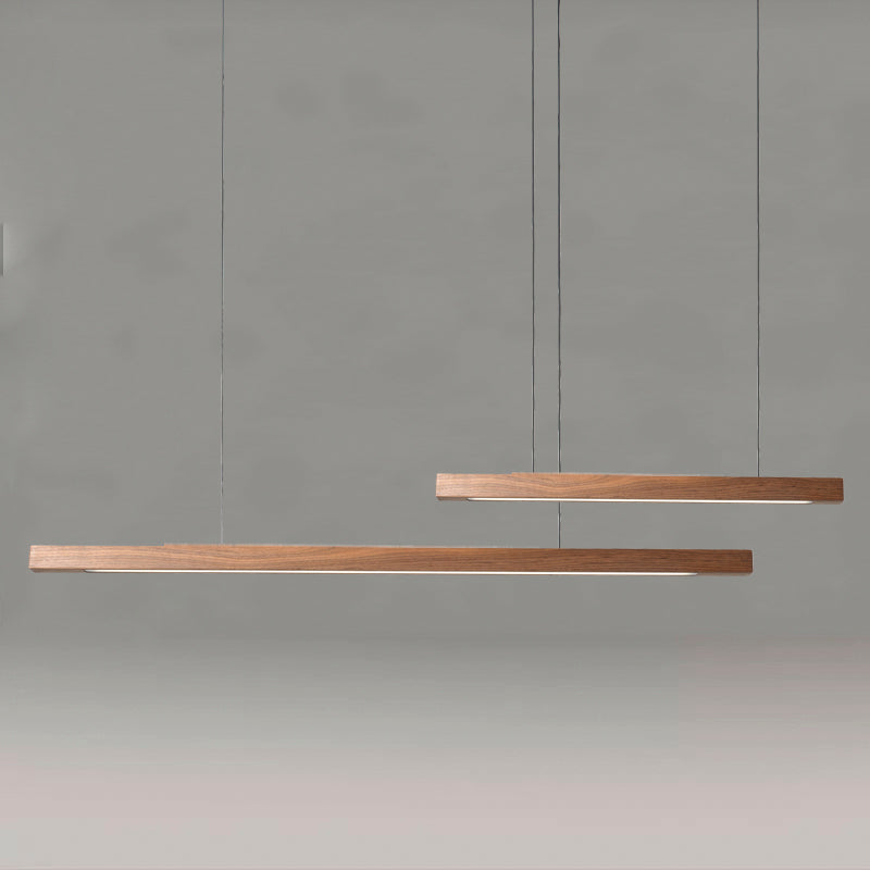 LAMPE DE PLADIER MINIMALISME DE BOIS ALIMENTATION PRENDANT LED LIGHT pour la salle à manger