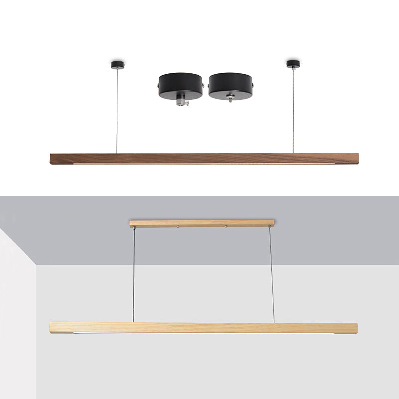 LAMPE DE PLADIER MINIMALISME DE BOIS ALIMENTATION PRENDANT LED LIGHT pour la salle à manger