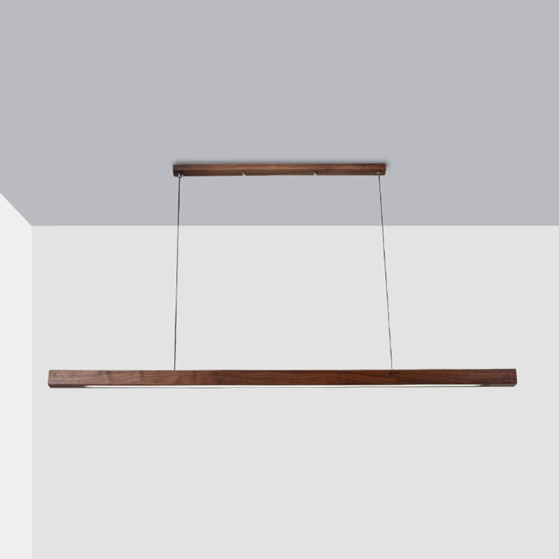 LAMPE DE PLADIER MINIMALISME DE BOIS ALIMENTATION PRENDANT LED LIGHT pour la salle à manger