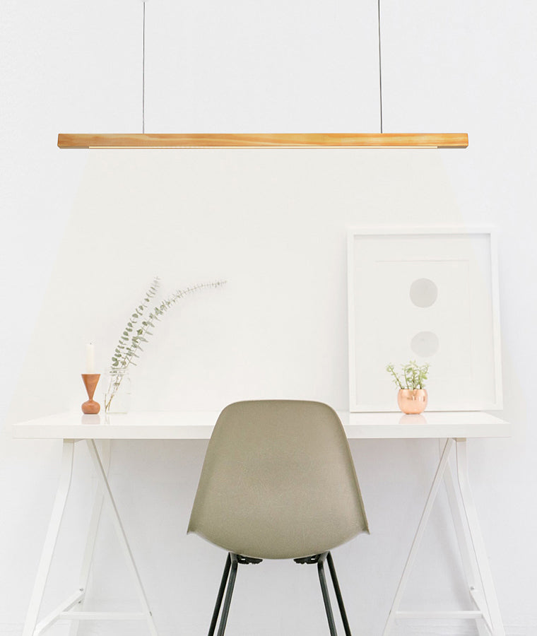 LAMPE DE PLADIER MINIMALISME DE BOIS ALIMENTATION PRENDANT LED LIGHT pour la salle à manger