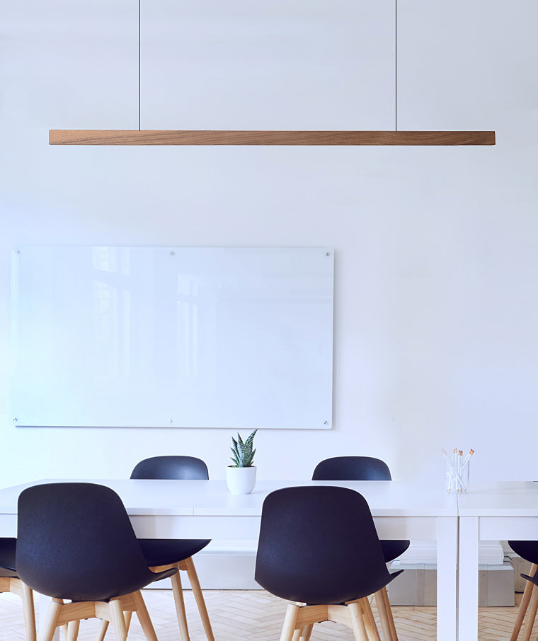 LAMPE DE PLADIER MINIMALISME DE BOIS ALIMENTATION PRENDANT LED LIGHT pour la salle à manger