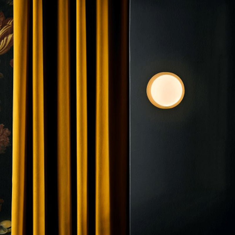 Moderne witte glazen wand sconce metalen lichte kamer binnen slaapkamerverlichting