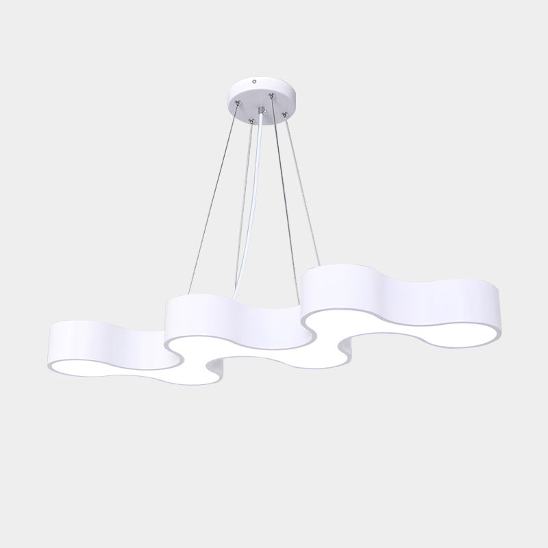 Hedendaagse metaal LED Hanglamp Lampbreuk 1 Lichte geometrische hangende plafondlicht voor kantoor