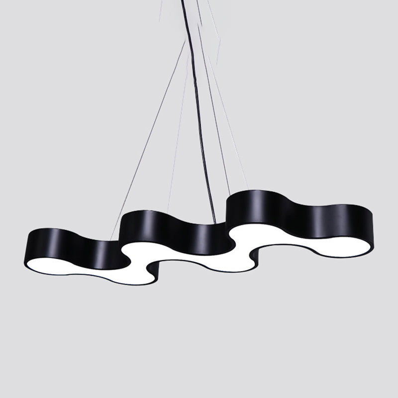 Hedendaagse metaal LED Hanglamp Lampbreuk 1 Lichte geometrische hangende plafondlicht voor kantoor