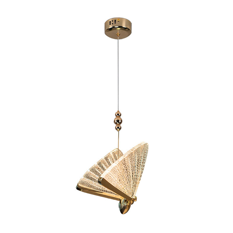 Simplicité moderne Butterfly Plafond Suspension lampe de plafond acrylique Fixage de plafond pour restaurant