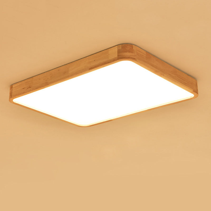 Bois 1 lumière encastré plafonnier luminaire moderne chambre encastré luminaires