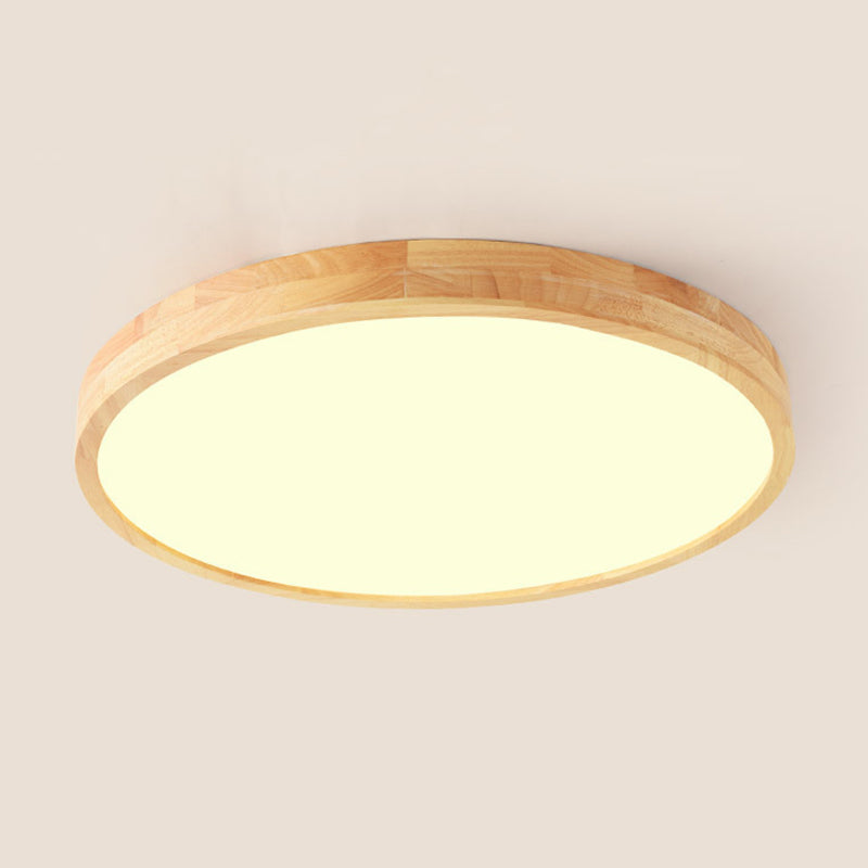 Bois 1 lumière encastré plafonnier luminaire moderne chambre encastré luminaires