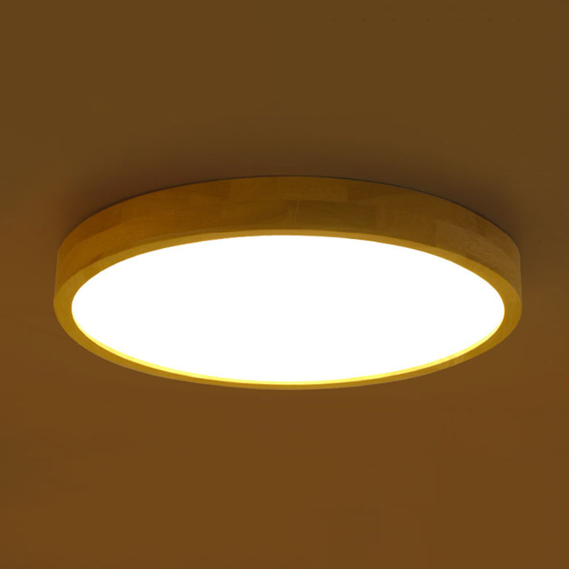 Bois 1 lumière encastré plafonnier luminaire moderne chambre encastré luminaires