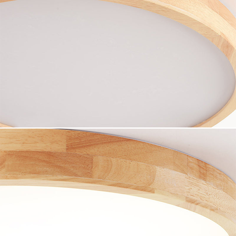 Bois 1 lumière encastré plafonnier luminaire moderne chambre encastré luminaires