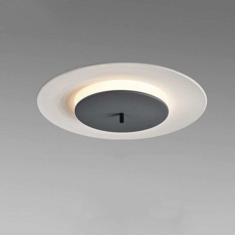 Luminaire de montage de plafond en cercle en métal, lustre de montage de plafond à LED de Style nordique