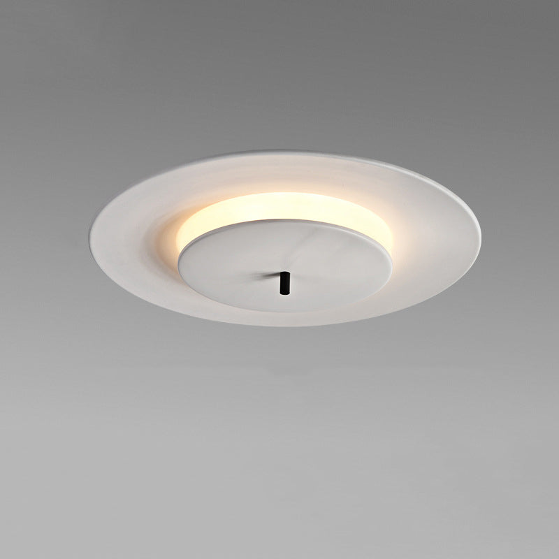 Luminaire de montage de plafond en cercle en métal, lustre de montage de plafond à LED de Style nordique