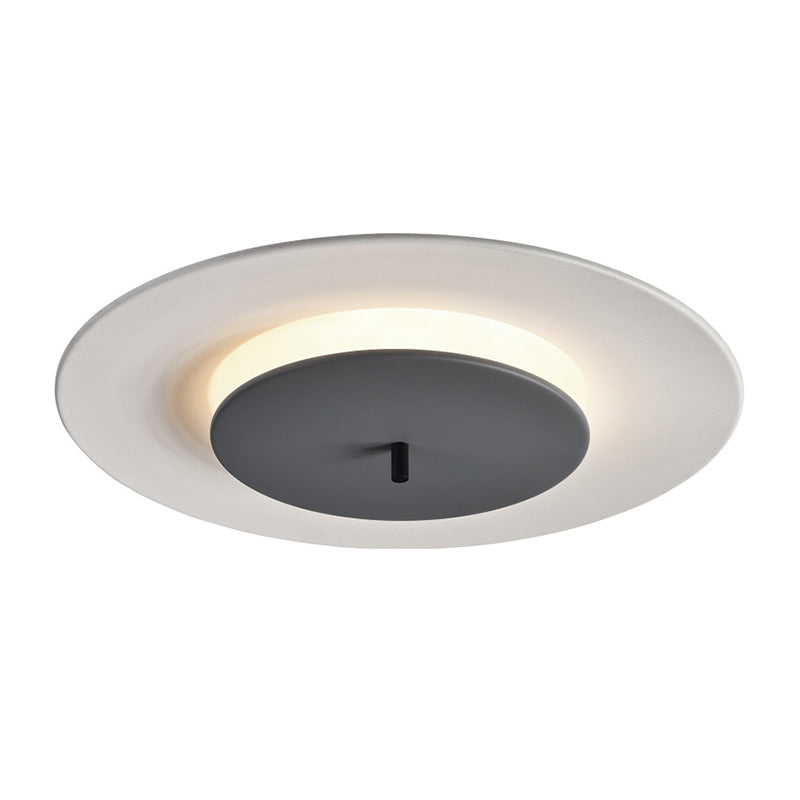 Luminaire de montage de plafond en cercle en métal, lustre de montage de plafond à LED de Style nordique