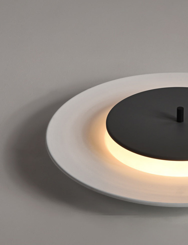 Luminaire de montage de plafond en cercle en métal, lustre de montage de plafond à LED de Style nordique