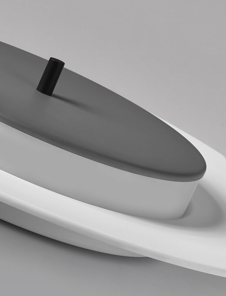 Luminaire de montage de plafond en cercle en métal, lustre de montage de plafond à LED de Style nordique