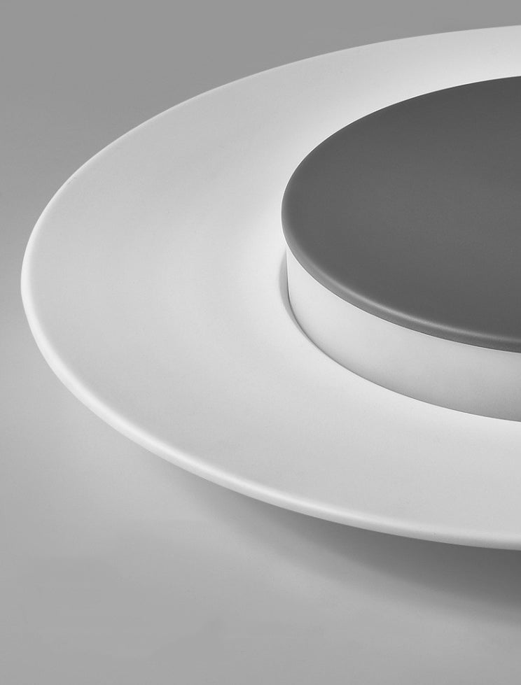 Luminaire de montage de plafond en cercle en métal, lustre de montage de plafond à LED de Style nordique