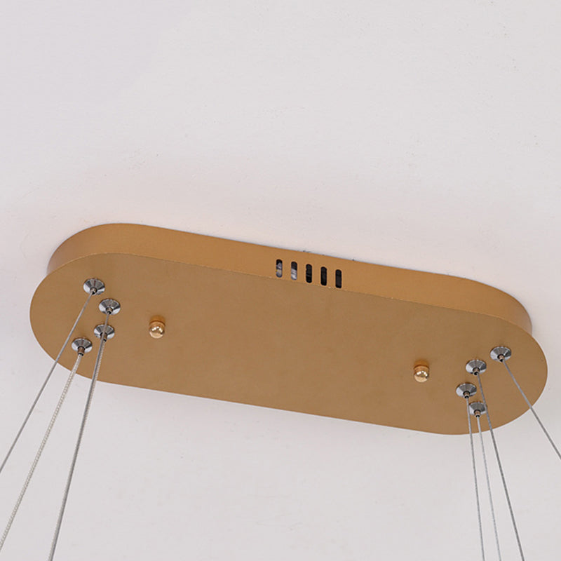 Moderno isola a sospensione soffitto illuminazione cristallo illuminazione luce ristorante luce interno