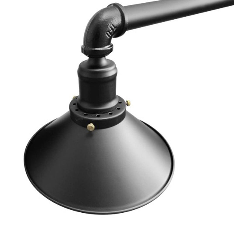 Metal Cone Island Linear Colgante Industrial Comedor de la isla de la isla de la isla