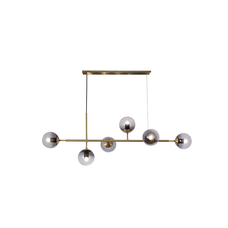 Dinning Spherical Dinning Illing Fixture Glass Glass Style Island Chandelier Light