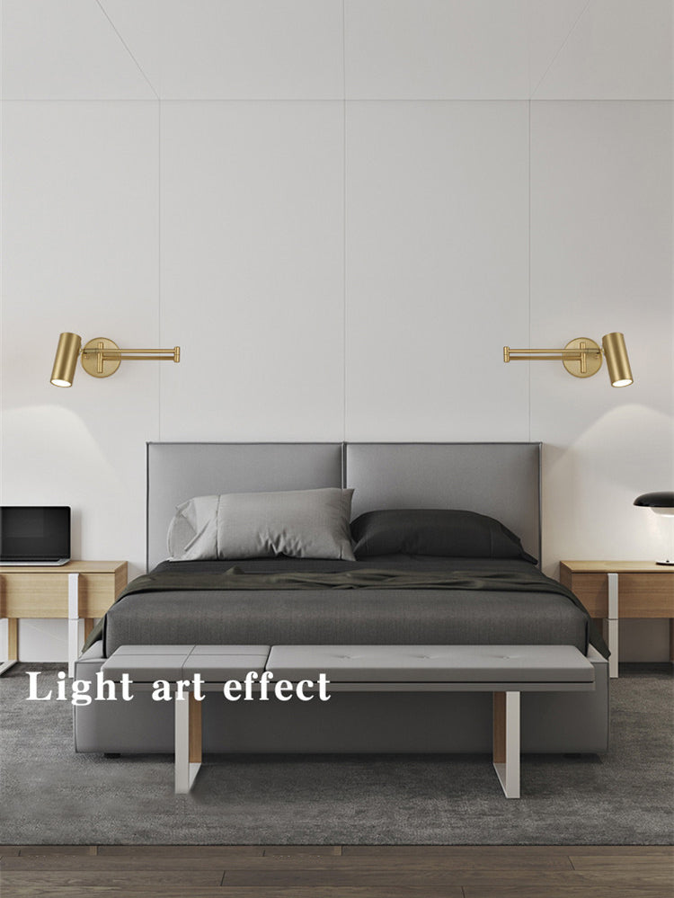 Éclairage moderne de murs de mur à côté de l'éclair