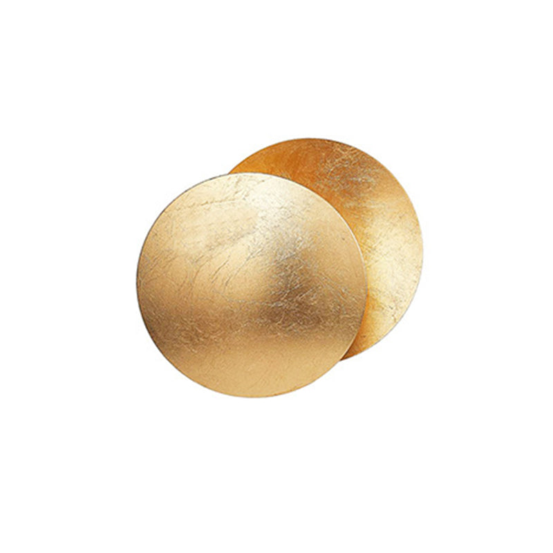 Lampade a sconde circolare in metallo moderno lampada a parete da letto da letto