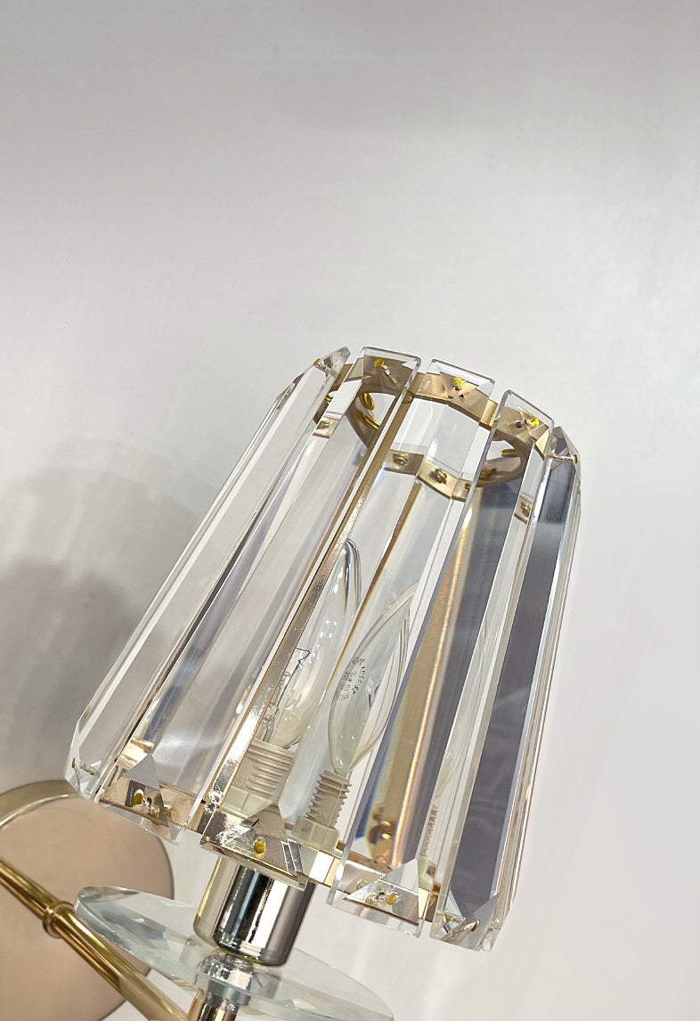 Crystal 1 Light Wall Light Sconce Modern Bedroom Wall Mounted Light Fixture
