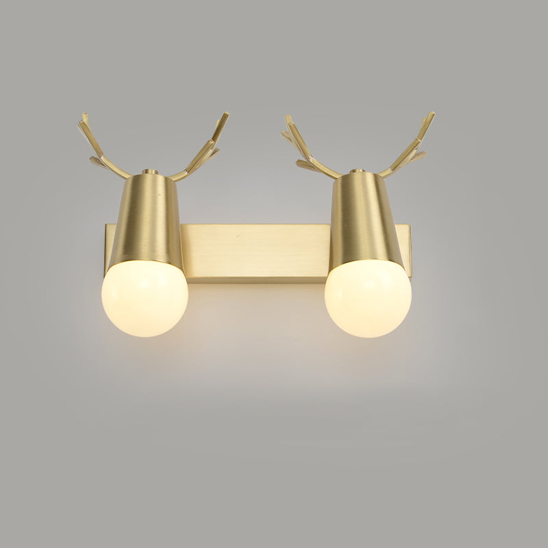 Applexion murale en verre blanc moderne miroir de toilette américaine Lumière légère légère