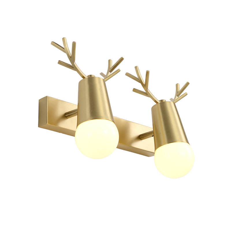 Applexion murale en verre blanc moderne miroir de toilette américaine Lumière légère légère