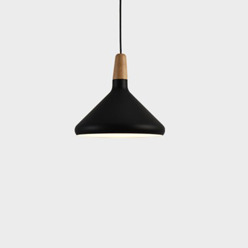 Moderne eenvoudige kegelhangende hanglamp aluminium hangende hanglampen voor restaurant